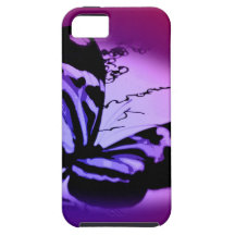 Purplish Pink Butterfly iPhone 5 Cover