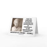 Purposes Of Poetry Convincing Impossibility Quote Greeting Cards