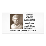 Purposes Of Poetry Convincing Impossibility Quote photo cards