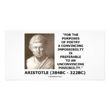 Purposes Of Poetry Convincing Impossibility Quote Photo Greeting Card