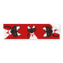 Purr-fect Moira ADOPT Red 3-way Bumper Sticker