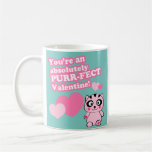 Purr-fect Valentine -valentine's day mugs