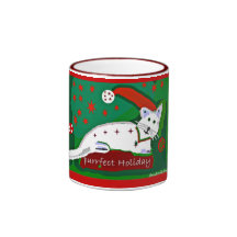Purrfect Holiday Cat Coffee Mug