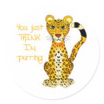 Purring Jaguar stickers
