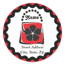 Purse Address Label Stickers