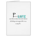 Pursue a Full Life cards