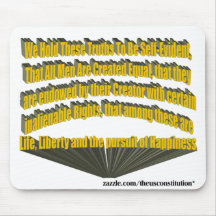 Pursuit of Happiness 3D Yellow Mouse Pad