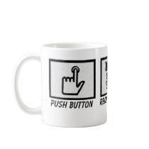 Push Button Bacon Coffee Mug