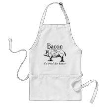 Push Button, Receive Bacon - Bacon Dispenser Apron