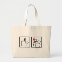 Push Button, Receive Bacon - Bacon Dispenser Canvas Bags