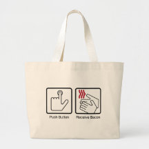 Push Button, Receive Bacon - Bacon Dispenser Bag