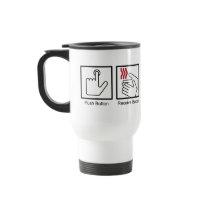 Push Button, Receive Bacon - Bacon Dispenser Mug