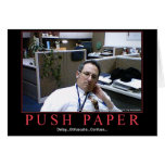 Push Paper cards
