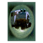 Push Train Greeting Cards