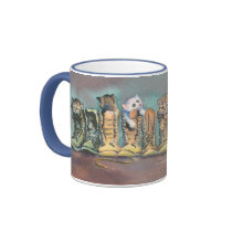 PUSS in BOOTS by SHARON SHARPE Coffee Mugs