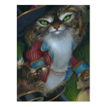 "Puss in Boots" Postcard