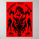 Pussy Cat Club Poster