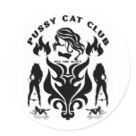 Pussy Cat Club stickers