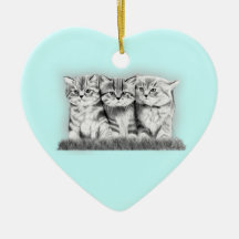 Pussy Cats Christmas Ornament
