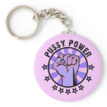 Pussy Power keychains
