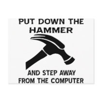 Put Down The Hammer And Step Away From The Comp Postcards