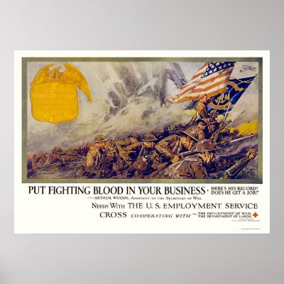 Put fighting blood in your business poster by lc_wpa