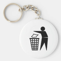 Put it in the Bin Keychains
