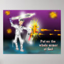 Put on the Whole Armour of God posters