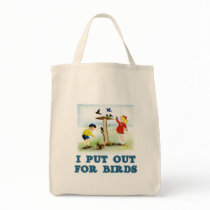 Put Out For Birds (kids) Tote Bags