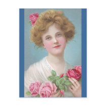 Put Roses in Your Cheeks Postcard