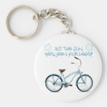 Put the FUN in between your legs - light blue Keychains