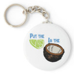 Put the lime in the Coconut! keychains