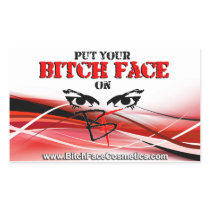Put Your Bitch Face On Sticker