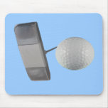 Putter and Golf Ball mousepads