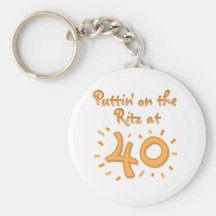 Puttin on the Ritz at 40 Key Chain