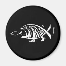 Putting the Win in Darwin (by sethness@deviantart) Fridge Magnet