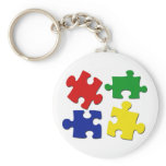 Puzzle Pieces Keychain