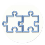 Puzzle Pieces Sticker