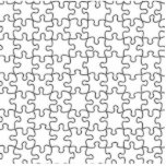 Puzzle Pieces Template (Add Background Colour) photo sculptures