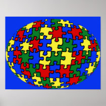 Puzzle World Card Posters