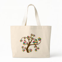 Puzzled Tree of Life Tote Bag
