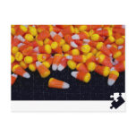 Puzzling Candy Corn Postcard