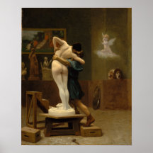 Pygmalion and Galatea by Jean-Leon Gerome Print