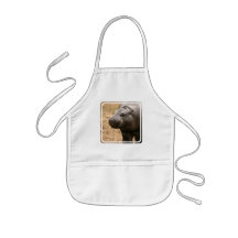 Pygmy Hippo Children's Smock Apron