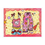 Pyjama Party Postcard