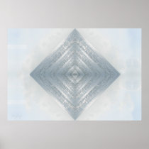 Pyramid Abstract Poster