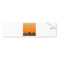 Pyramid Aliens Bumper Stickers