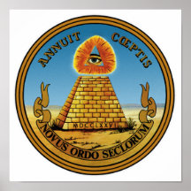 Pyramid & Eye - All Seeing Eye - Great Seal Print