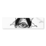 pyramid eye bumper stickers