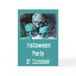 Pyramid of Skulls Greeting Cards